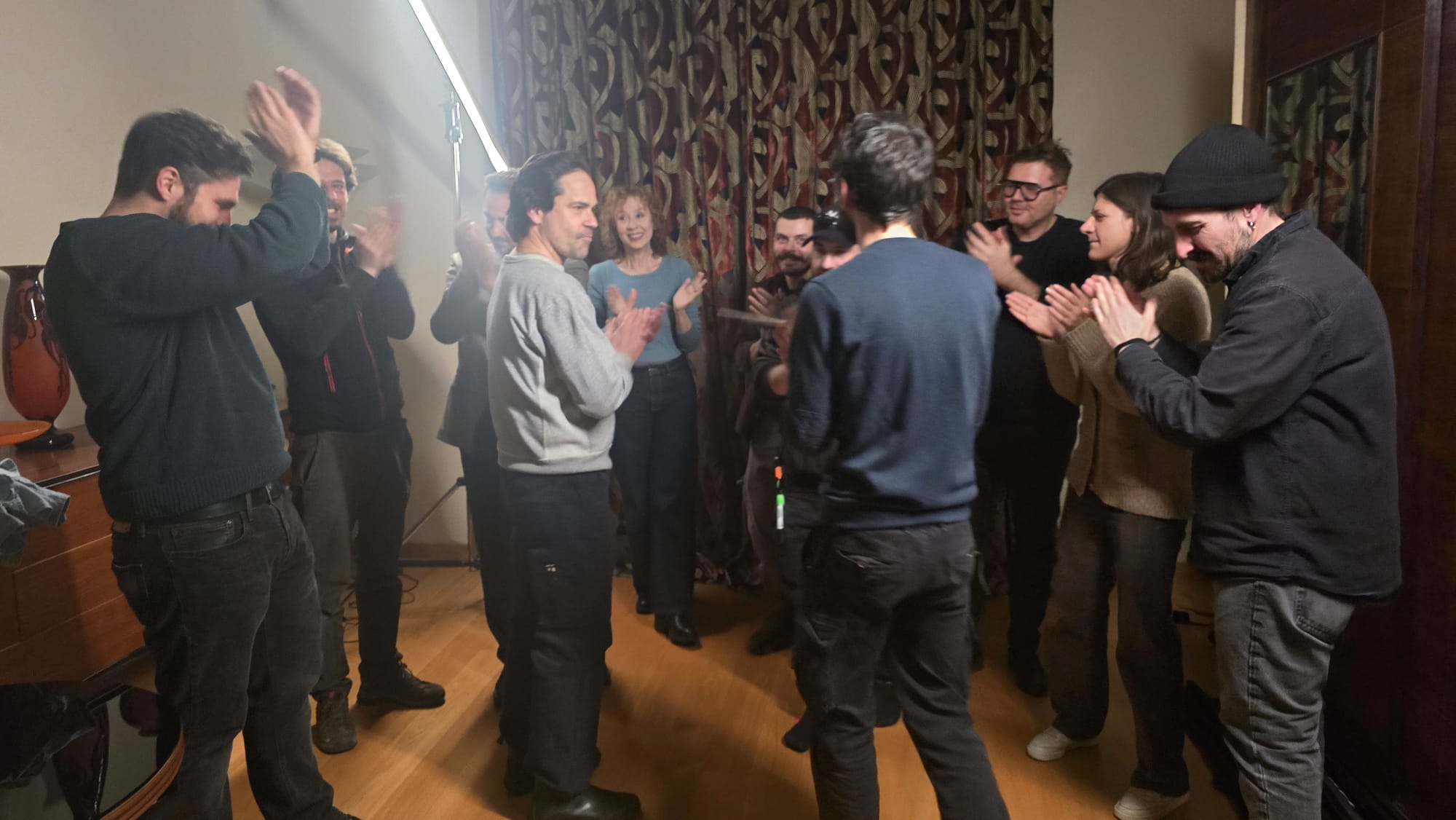On set in Genoa, February 2026.